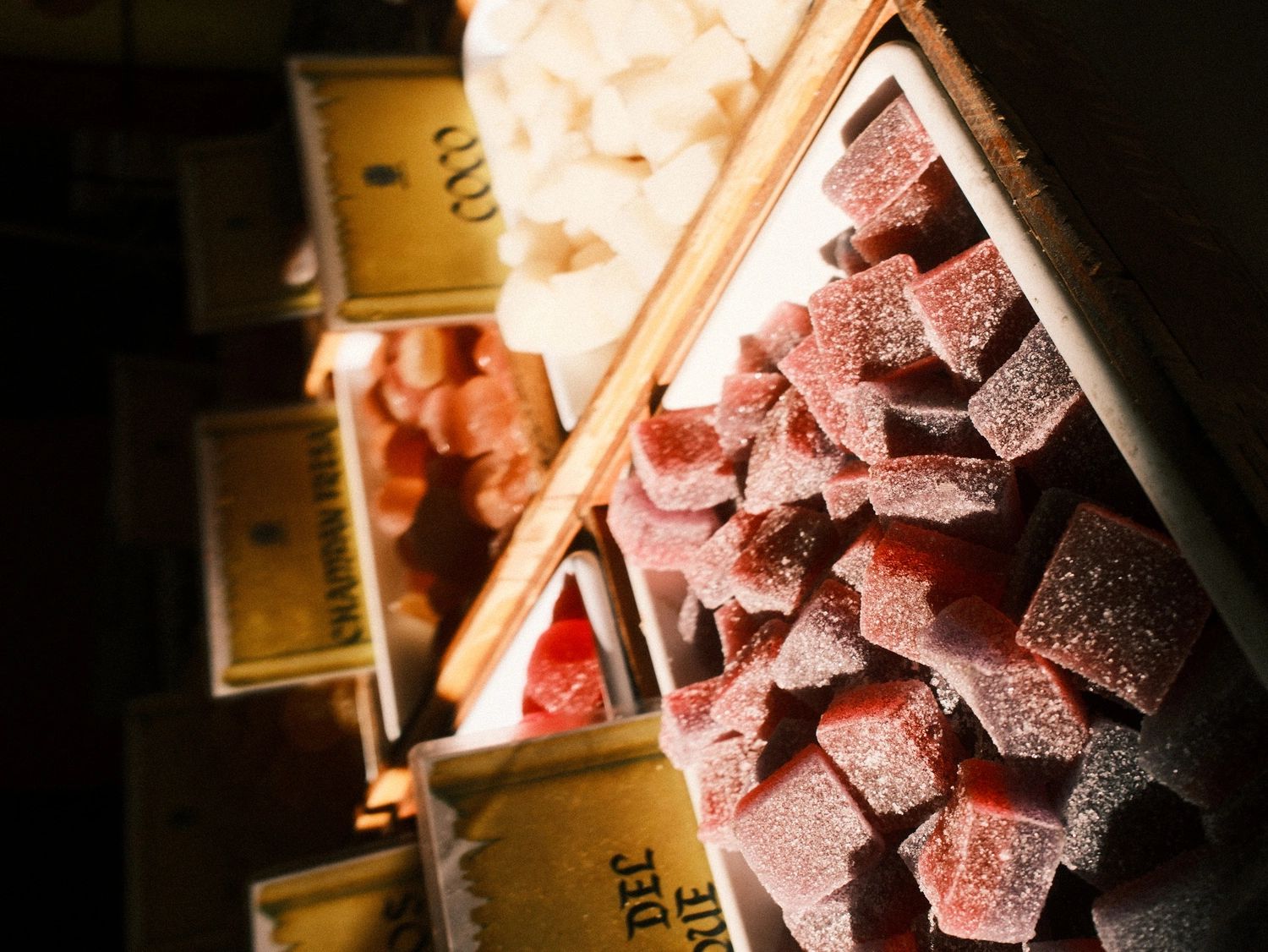 Artisan sweets displayed in premium packaging