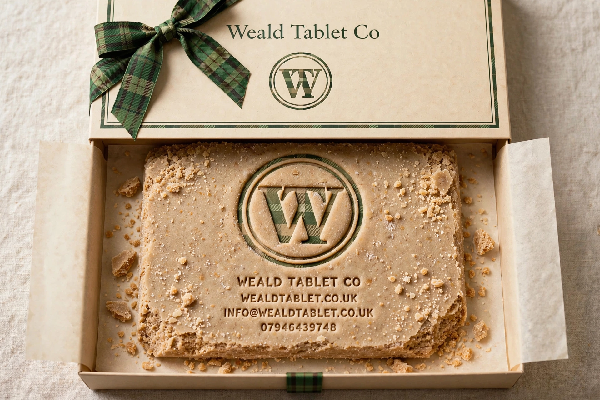 Handmade Weald Tablet confectionery display